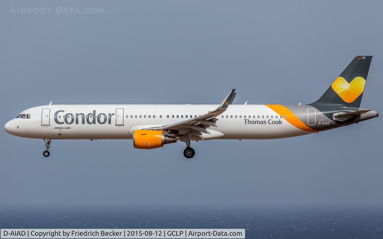 D-AIAD, 2014 Airbus A321-211 C/N 6053, on final RW03L