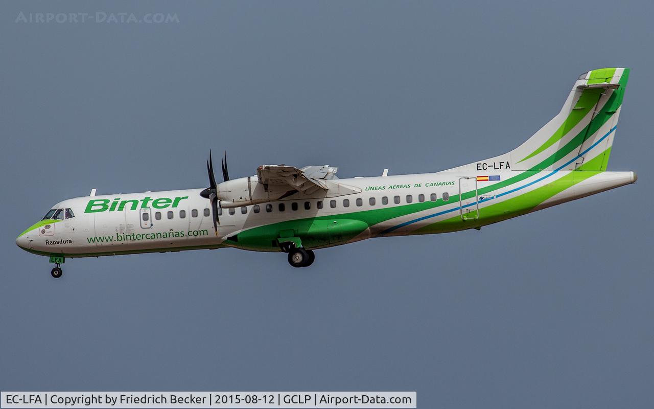 EC-LFA, 2010 ATR 72-212A C/N 902, on final RW03L