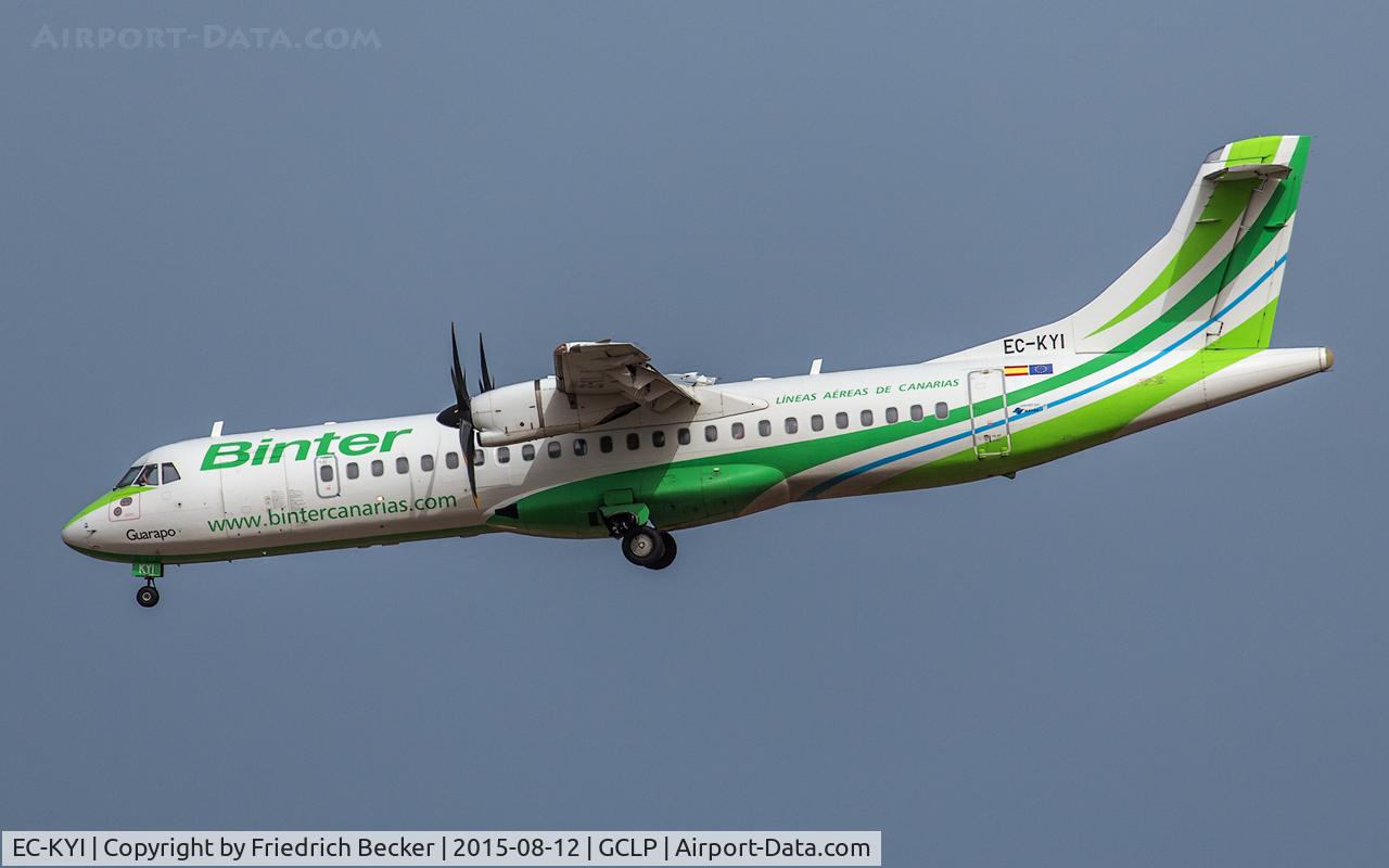 EC-KYI, 2009 ATR 72-212A C/N 850, on final RW03L