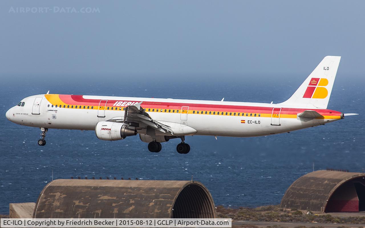EC-ILO, 2002 Airbus A321-211 C/N 1681, on final RW03L