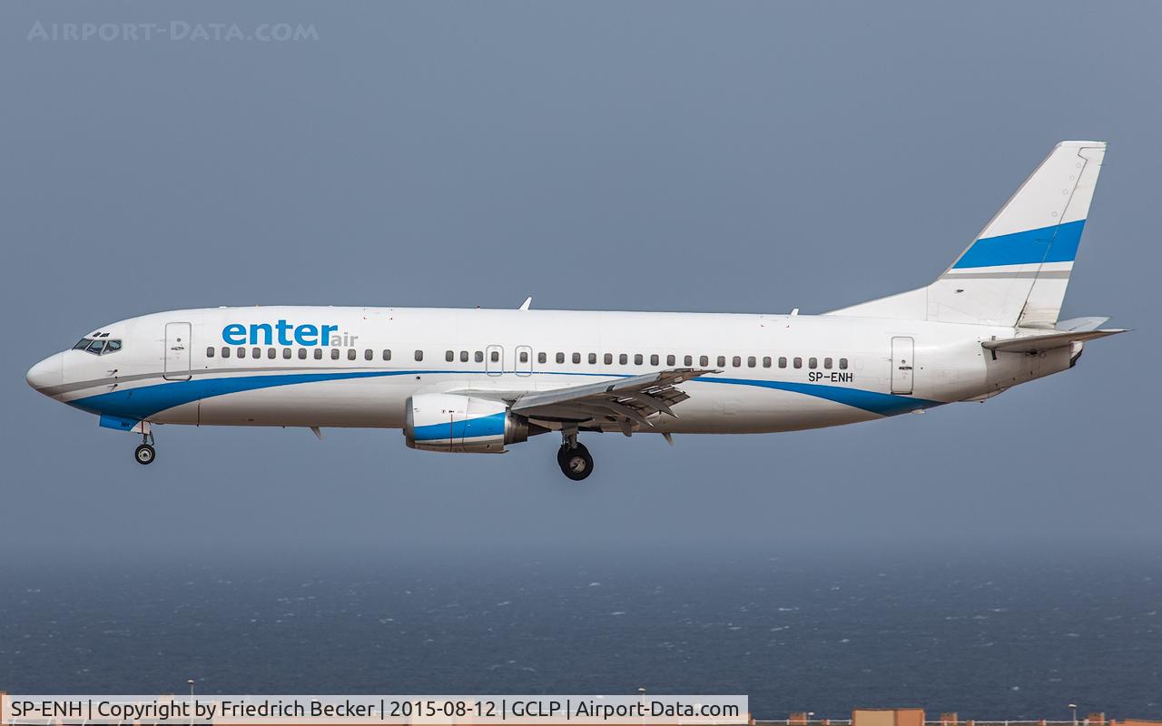 SP-ENH, 1997 Boeing 737-405 C/N 25795, on final RW03L