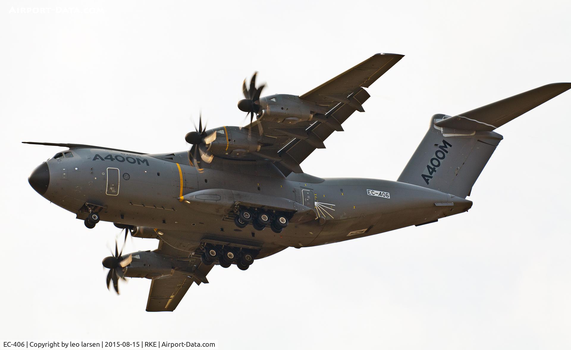 EC-406, 2011 Airbus A400M-180 Atlas C/N 006, Roskilde Air Show 15.8.15
