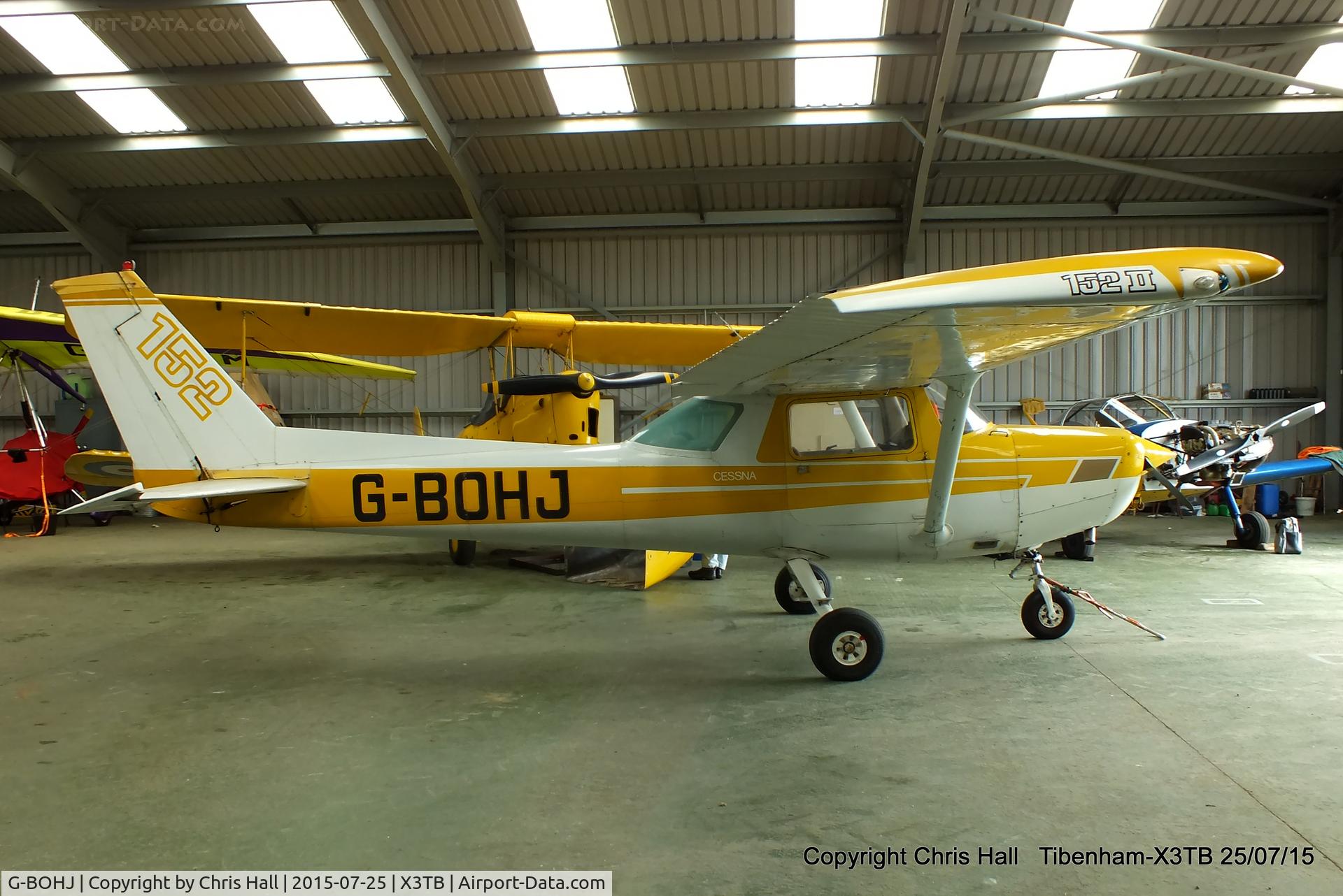 G-BOHJ, 1977 Cessna 152 C/N 152-80558, at Tibenham airfield