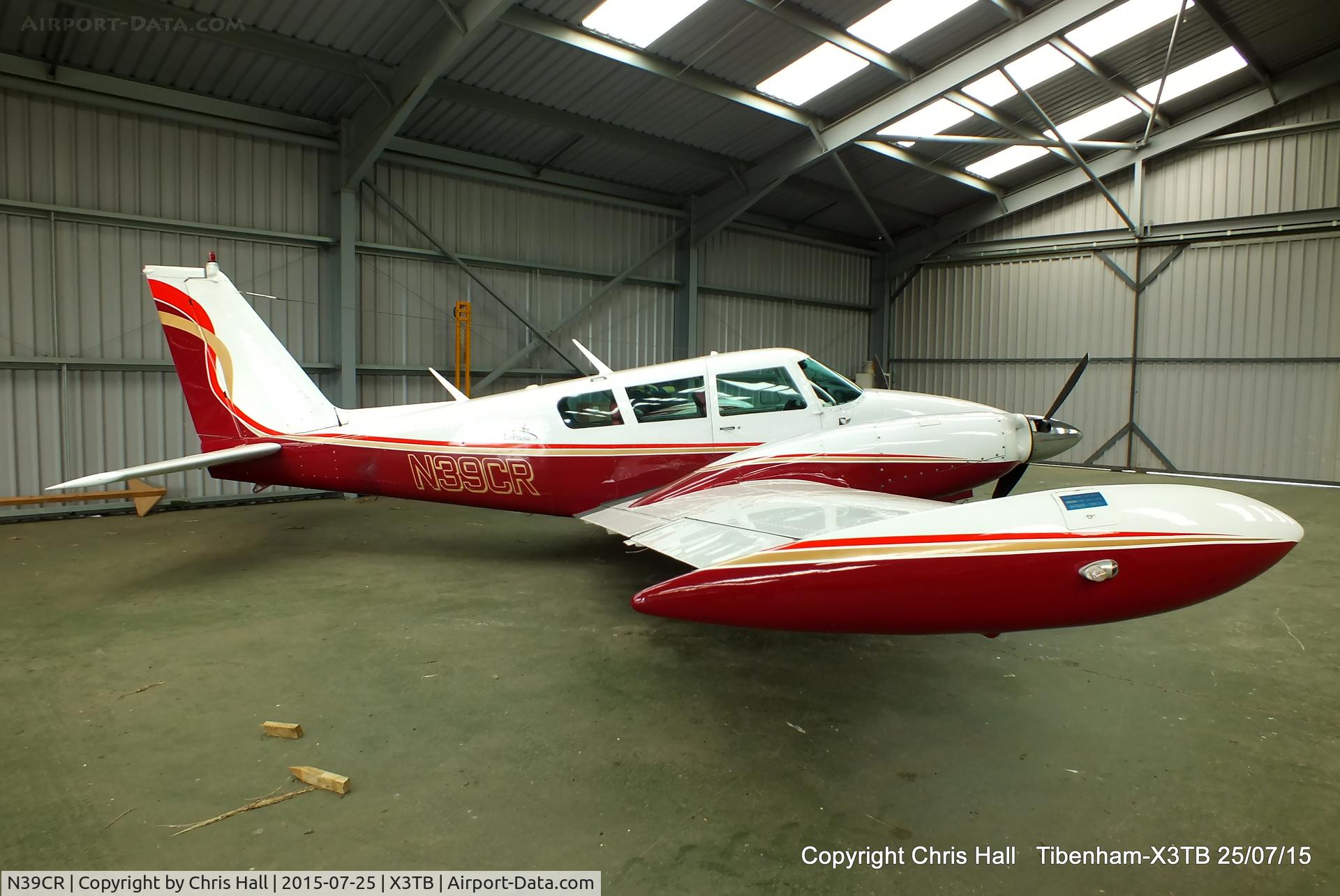 N39CR, 1970 Piper PA-39-160 Twin Comanche C/R C/N 39-4, at Tibenham airfield