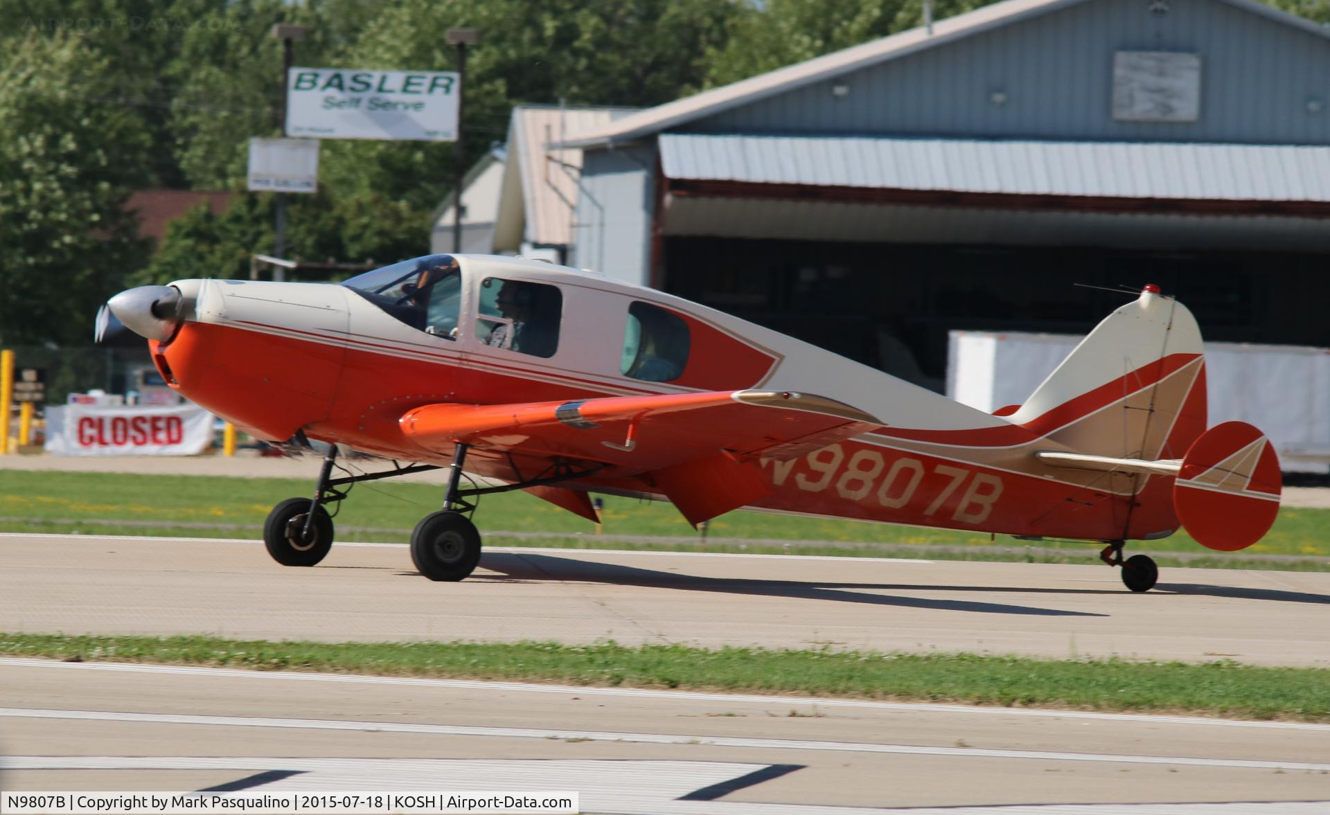 N9807B, 1958 Bellanca 14-19-2 Cruisair Senior C/N 4059, Bellanca 14-19-2