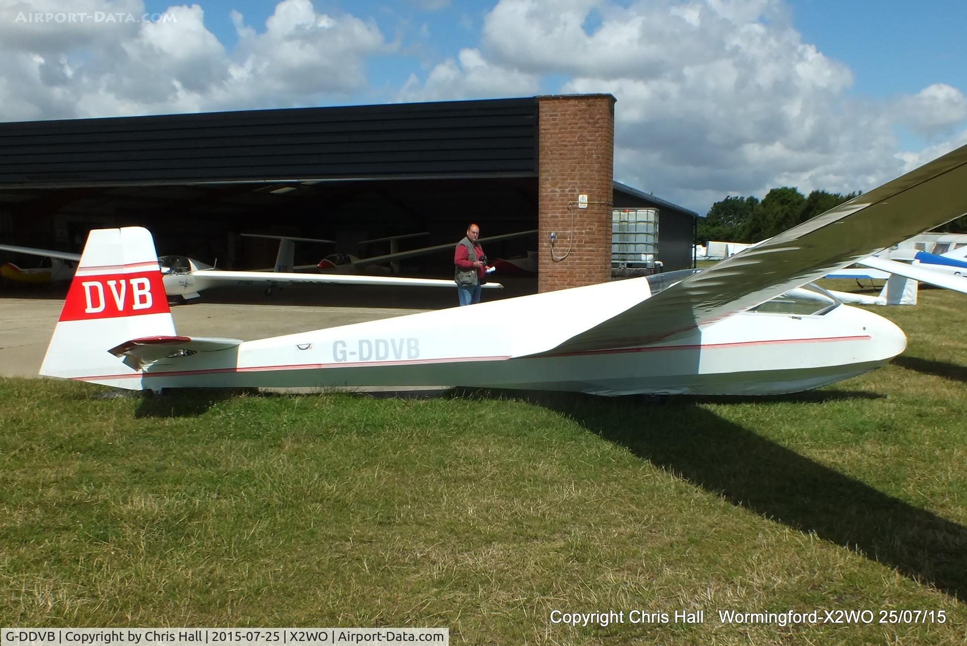 G-DDVB, 1978 Schleicher ASK-13 C/N 13596, at Wormingford airfield