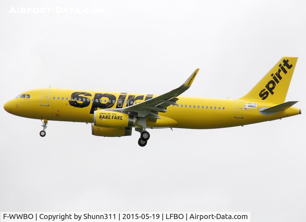F-WWBO, 2015 Airbus A320-232 C/N 6616, C/n 6616 - To be N643NK
