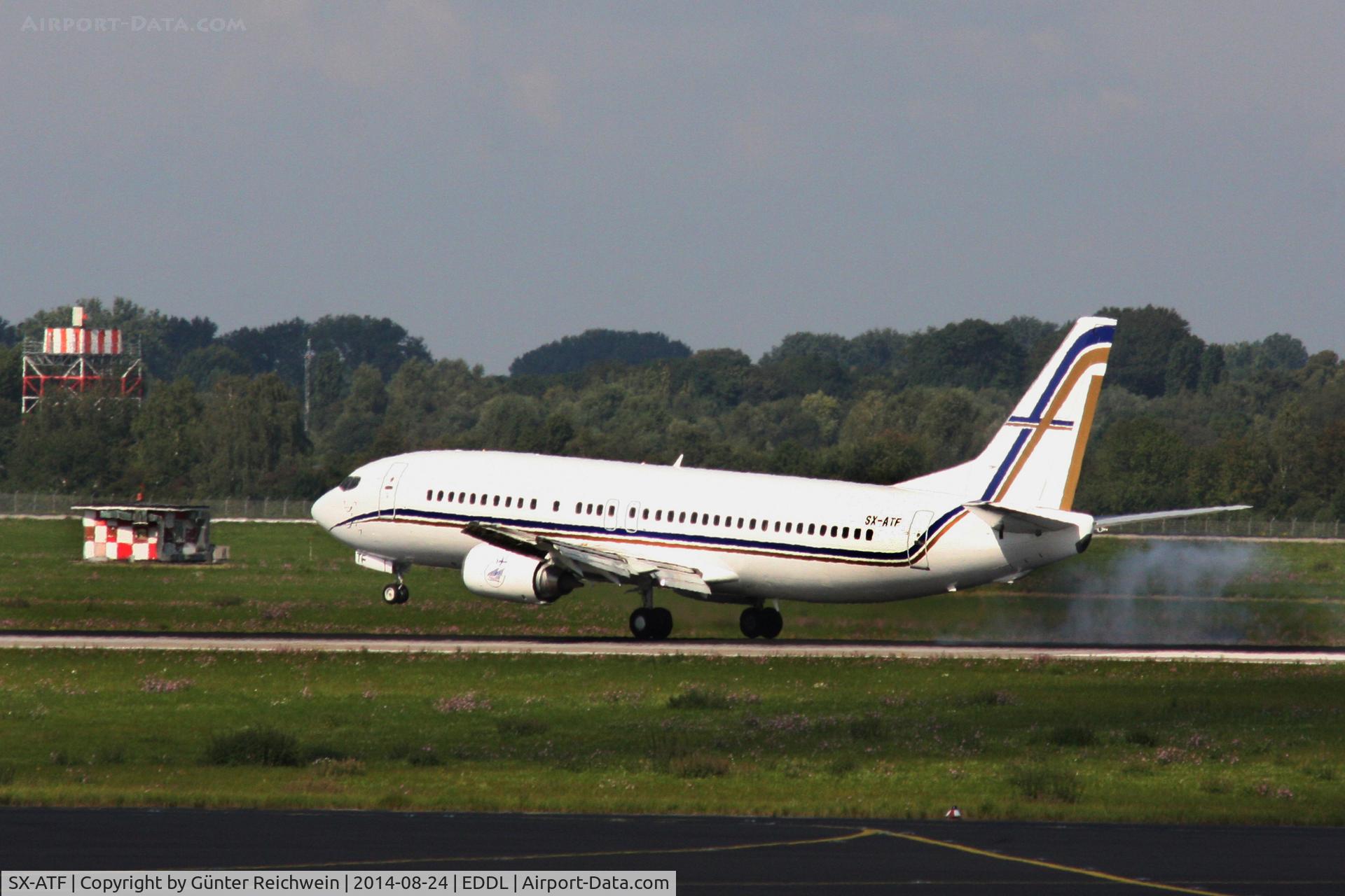 SX-ATF, 1992 Boeing 737-406 C/N 25423, Touch Down