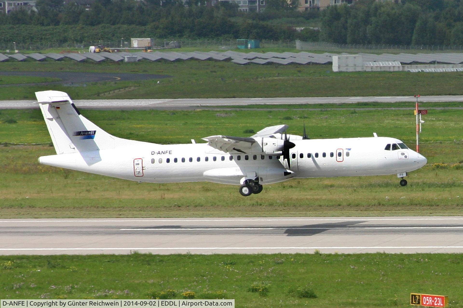 D-ANFE, 1992 ATR 72-202F C/N 294, Private flight