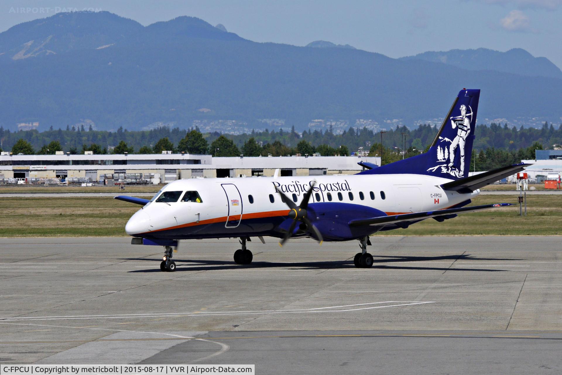 C-FPCU, 1993 Saab 340B C/N 340B-338, at YVR