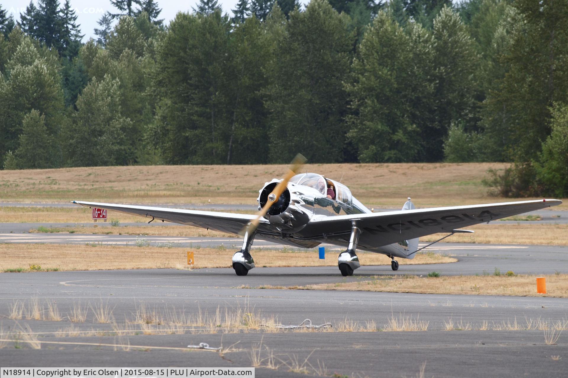N18914, 1938 Ryan Aeronautical SCW-145 C/N 208, 1938 Ryan SCW-145 taxing in for Cubs and Classics at Thun Field.