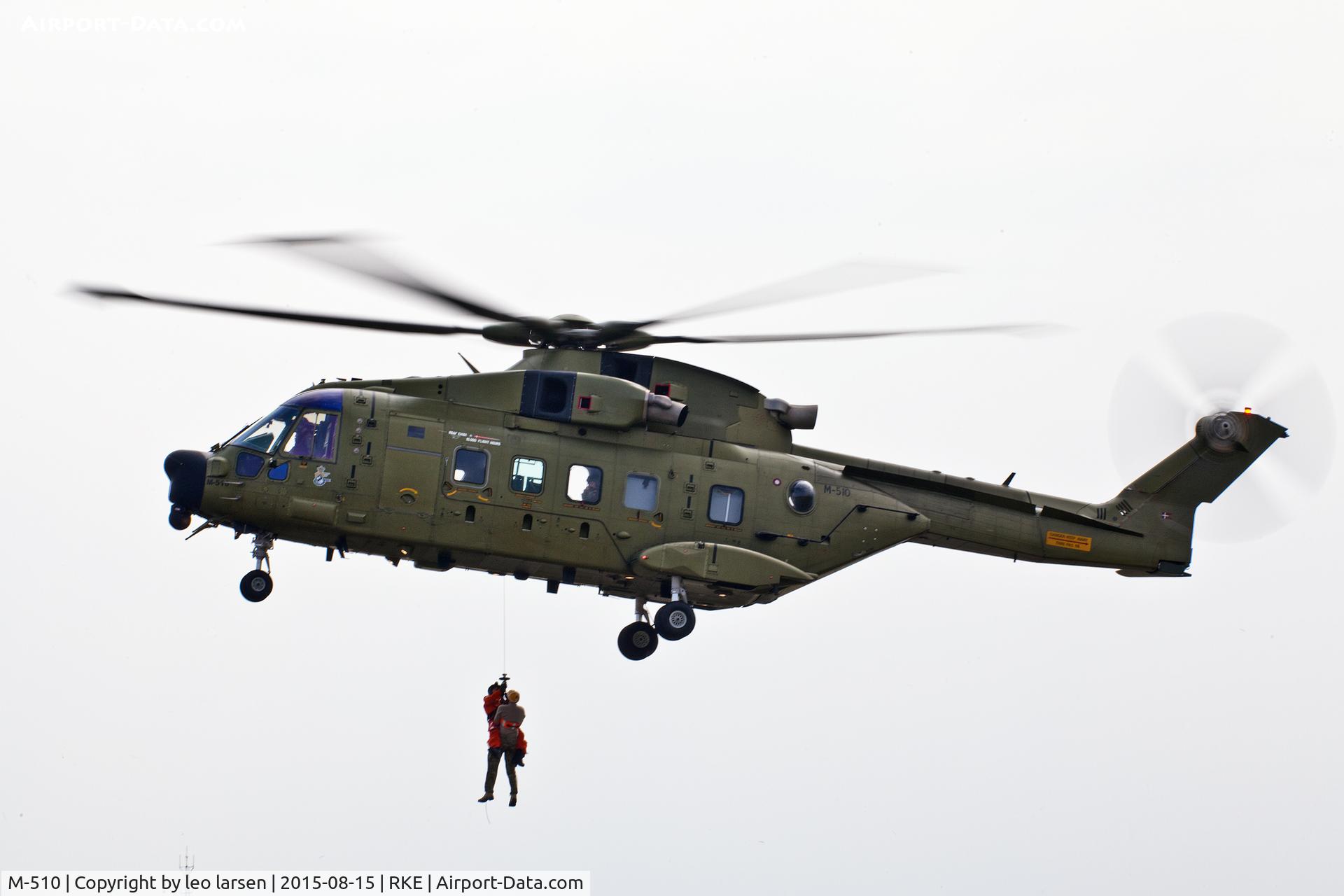 M-510, 2006 AgustaWestland EH-101 Mk.512 Merlin Joint Supporter C/N 50157/DEN10, Roskilde Air Show 15.8.15