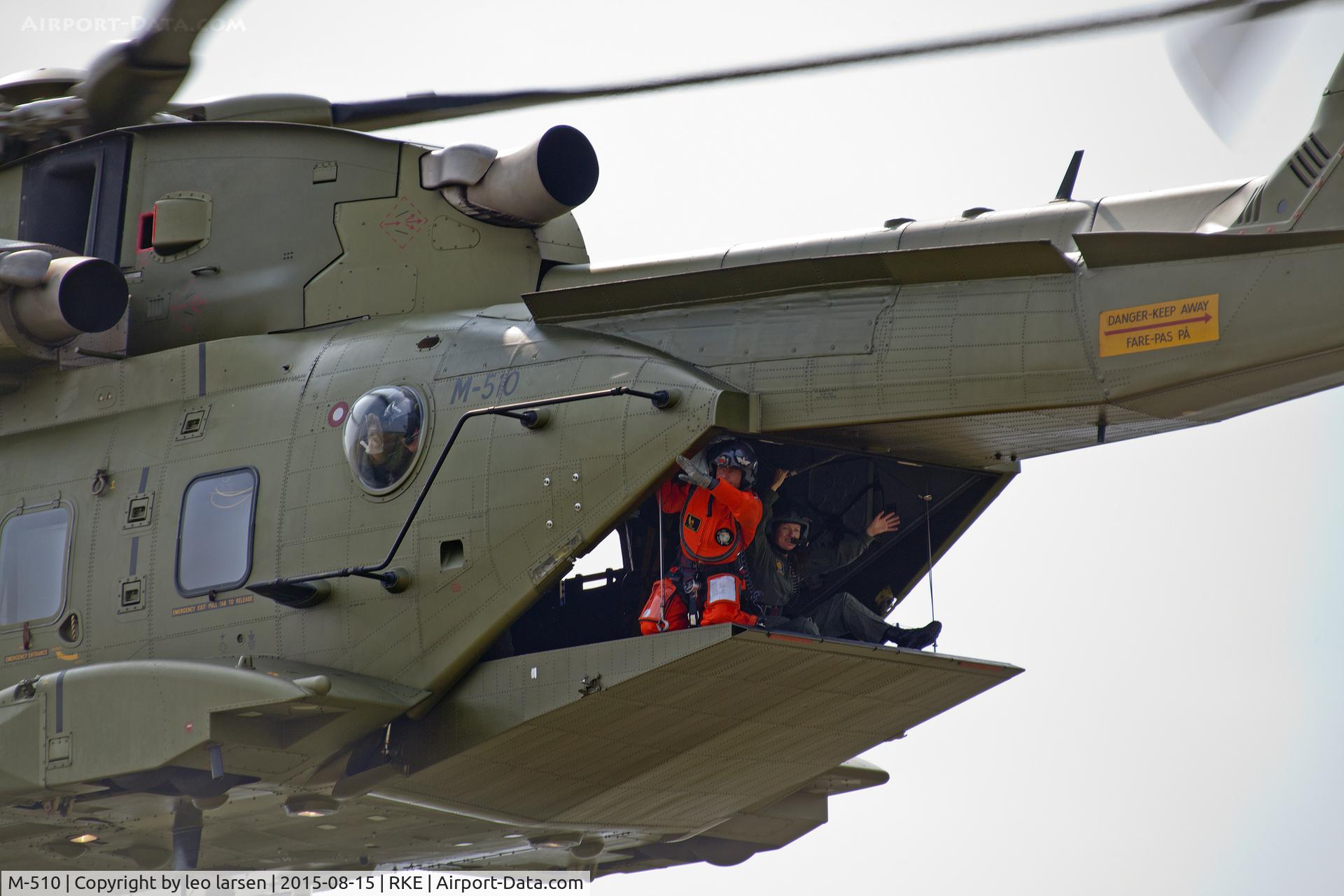 M-510, 2006 AgustaWestland EH-101 Mk.512 Merlin Joint Supporter C/N 50157/DEN10, Roskilde Air Show 15.8.15