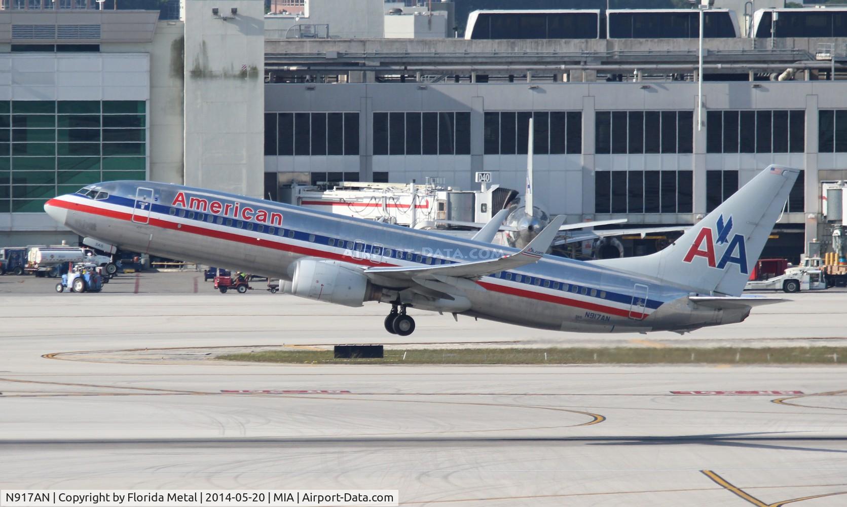 N917AN, 1999 Boeing 737-823 C/N 29518, American