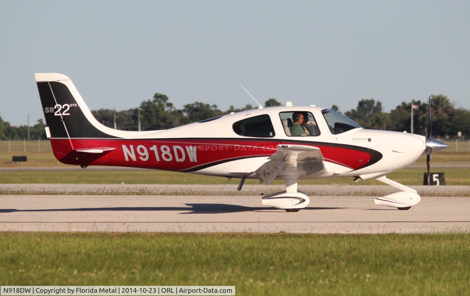 N918DW, 2013 Cirrus SR22 GTS C/N 4002, Cirrus SR22