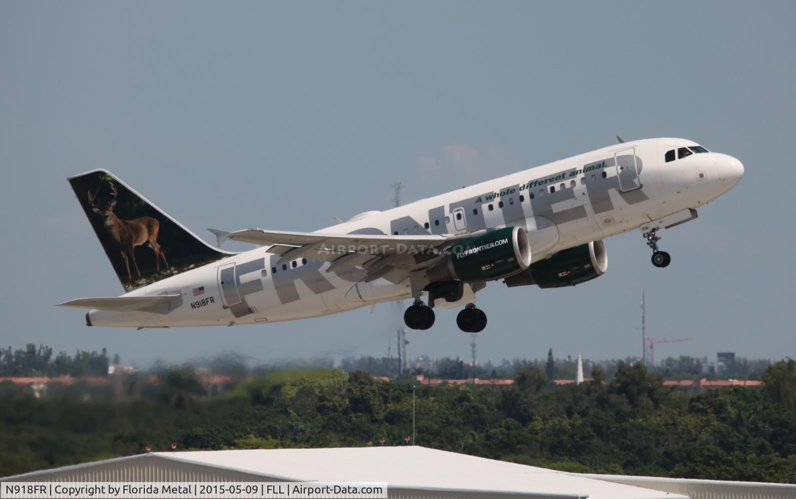 N918FR, 2003 Airbus A319-111 C/N 1943, Frontier's 