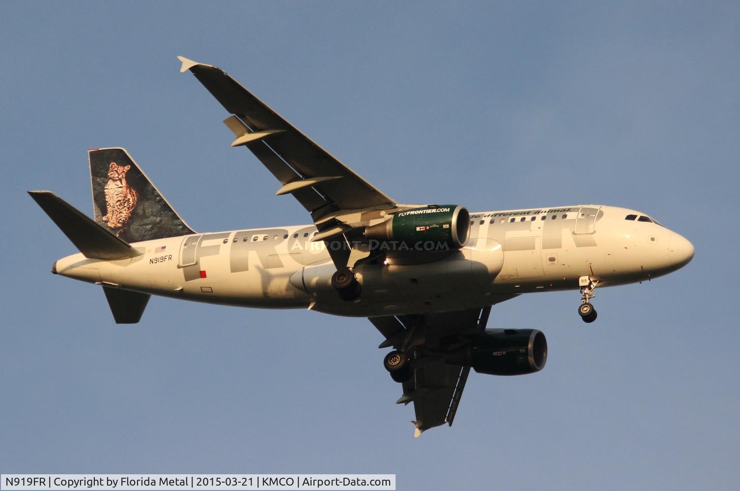 N919FR, 2003 Airbus A319-111 C/N 1980, Frontier 