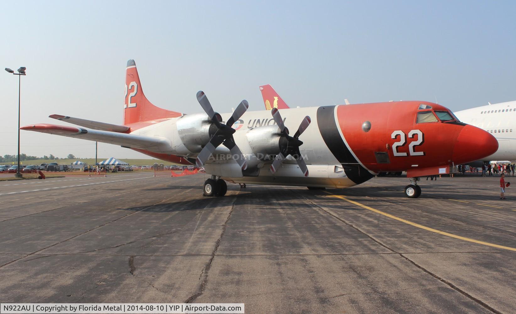 N922AU, Lockheed P-3A Orion C/N 185-5100 (151387), Aero Union P-3A