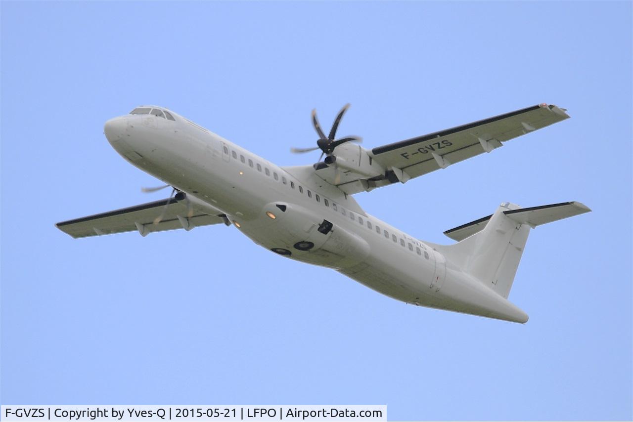 F-GVZS, 2007 ATR 72-212A C/N 761, ATR 72-212A, Take off rwy 24, Paris-Orly airport (LFPO-ORY)