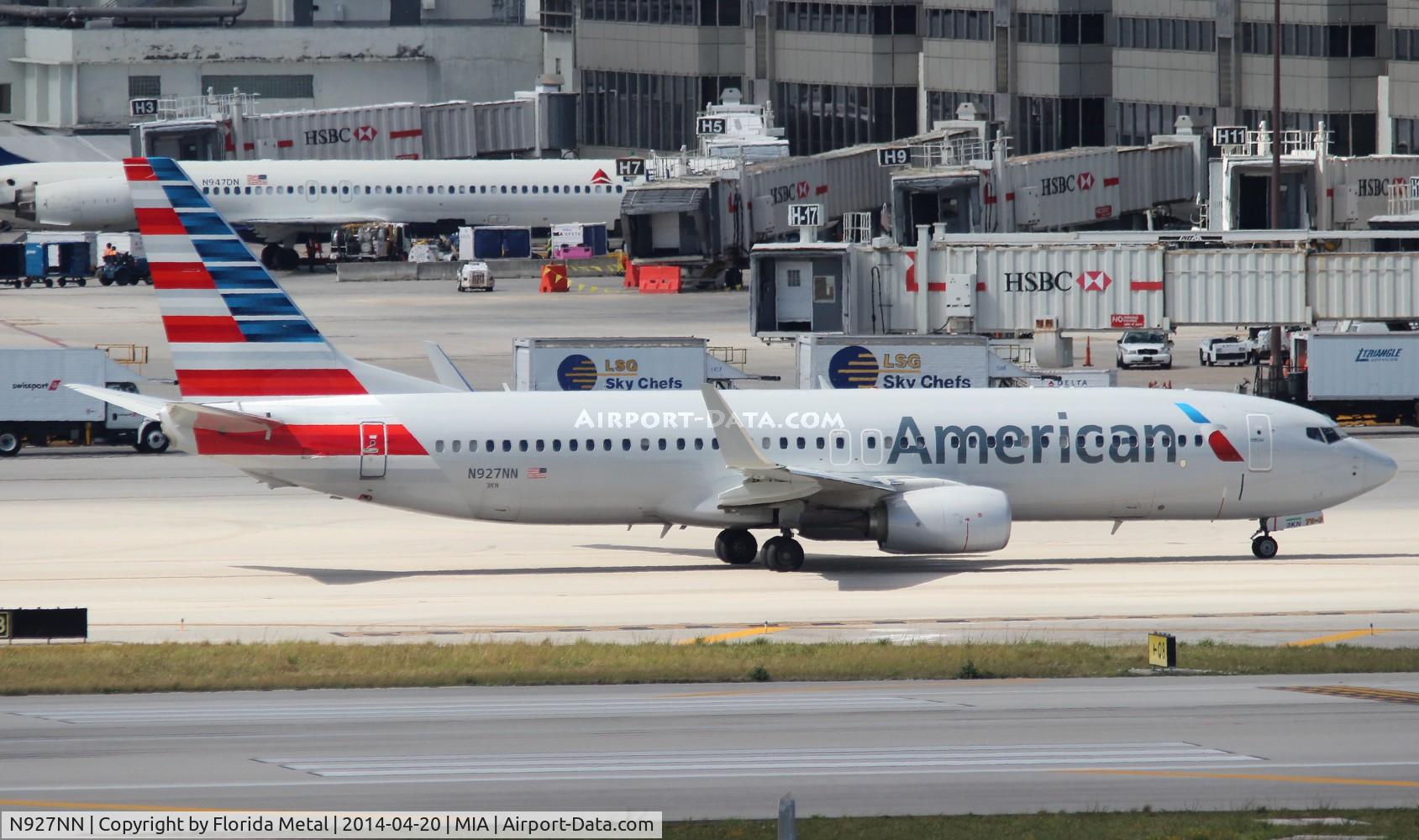 N927NN, 2013 Boeing 737-823 C/N 31171, American