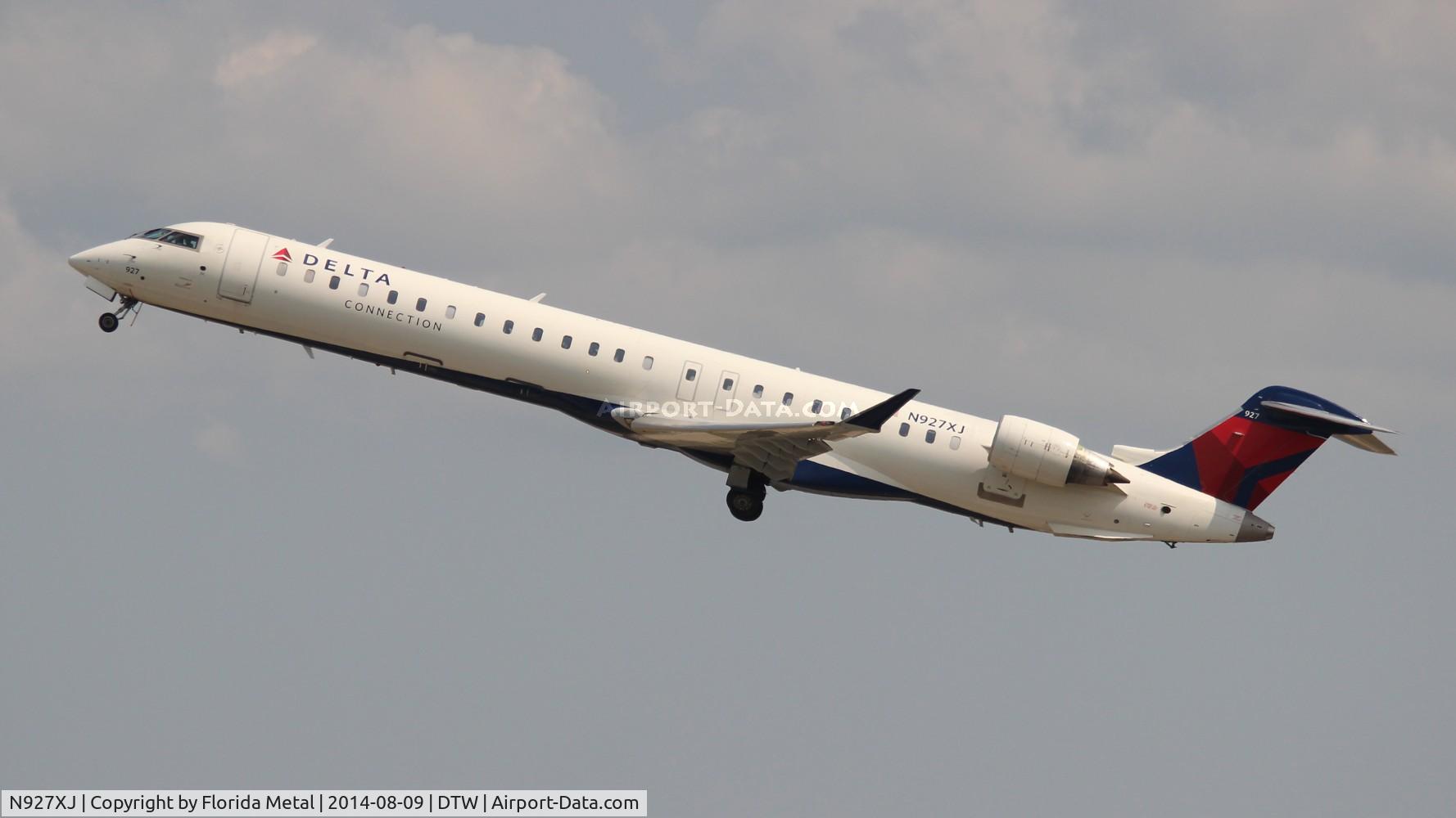 N927XJ, 2008 Bombardier CRJ-900ER (CL-600-2D24) C/N 15188, Delta CRJ-900