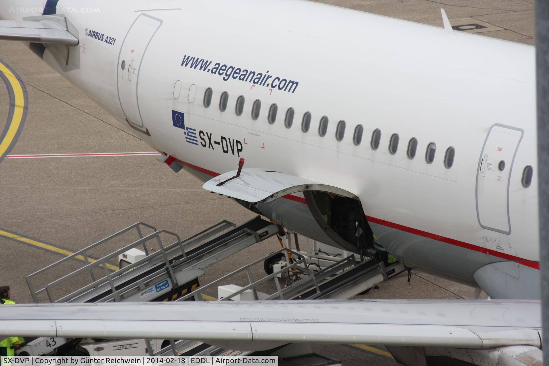 SX-DVP, 2008 Airbus A321-232 C/N 3527, Loading