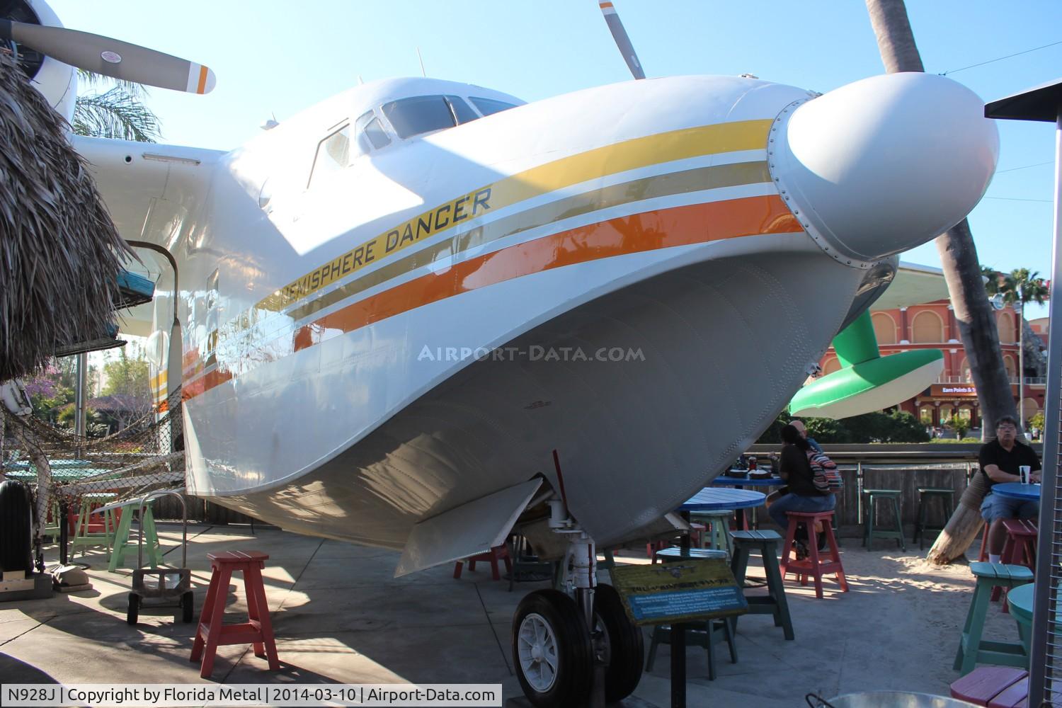 N928J, 1954 Grumman HU-16C (UF-1) Albatross C/N G-401, Jimmy Buffett's HU-16 at Universal Orlando
