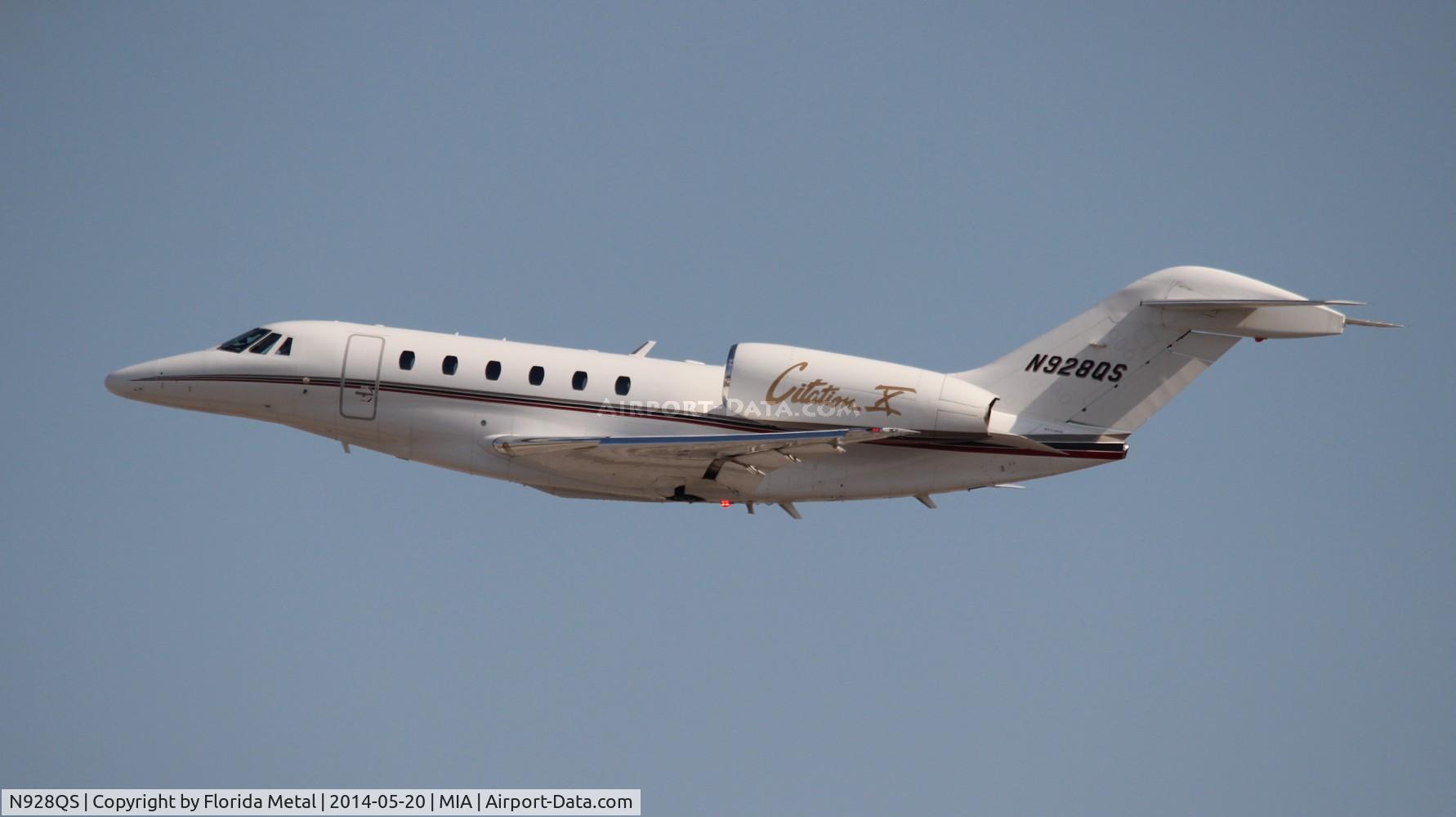 N928QS, 2008 Cessna 750 Citation X Citation X C/N 750-0288, Net Jets Citation X