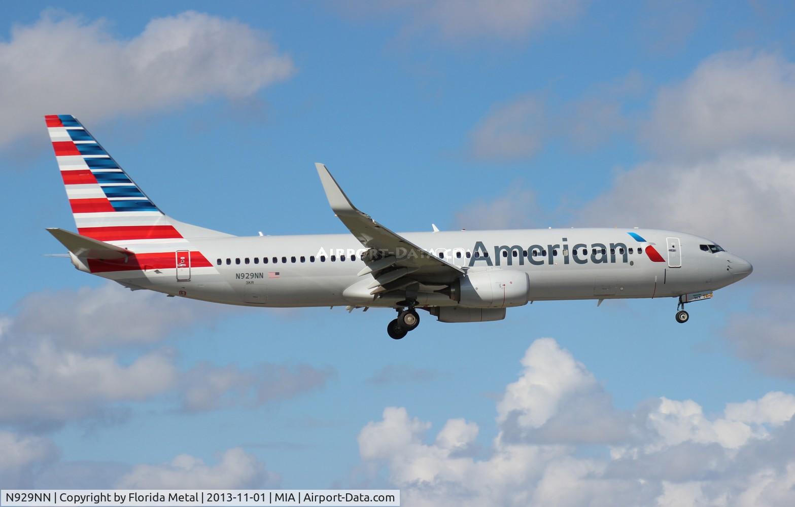 N929NN, 2012 Boeing 737-823 C/N 33322, American