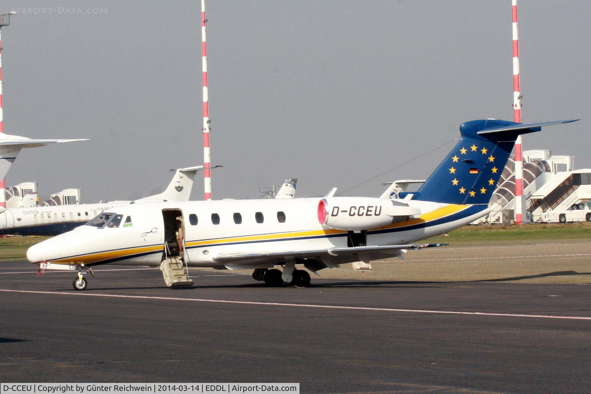D-CCEU, 1990 Cessna 650 Citation III C/N 650-0190, Air Traffic Cessna parked for service