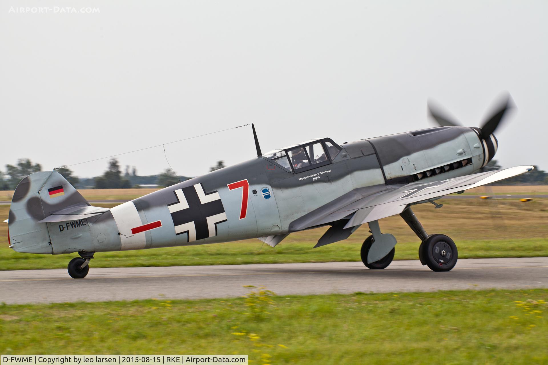 D-FWME, Messerschmitt Bf-109G-4 C/N 0139, Roskilde Air Show 15.8.15