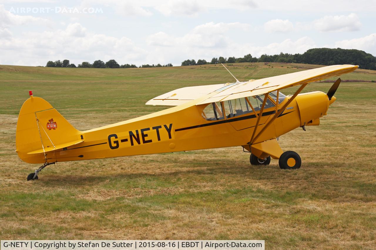 G-NETY, 1994 Piper PA-18-150 Super Cub C/N 1809108, Schaffen Old timer Fly In 2015.