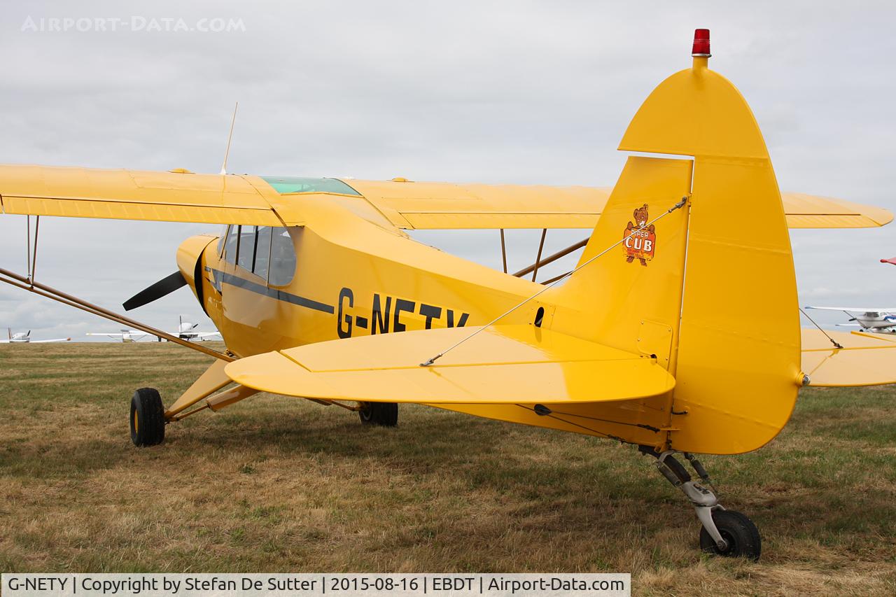 G-NETY, 1994 Piper PA-18-150 Super Cub C/N 1809108, Schaffen Old Timer Fly In 2015.