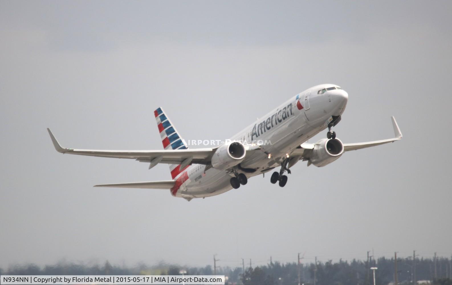 N934NN, 2013 Boeing 737-823 C/N 33489, American