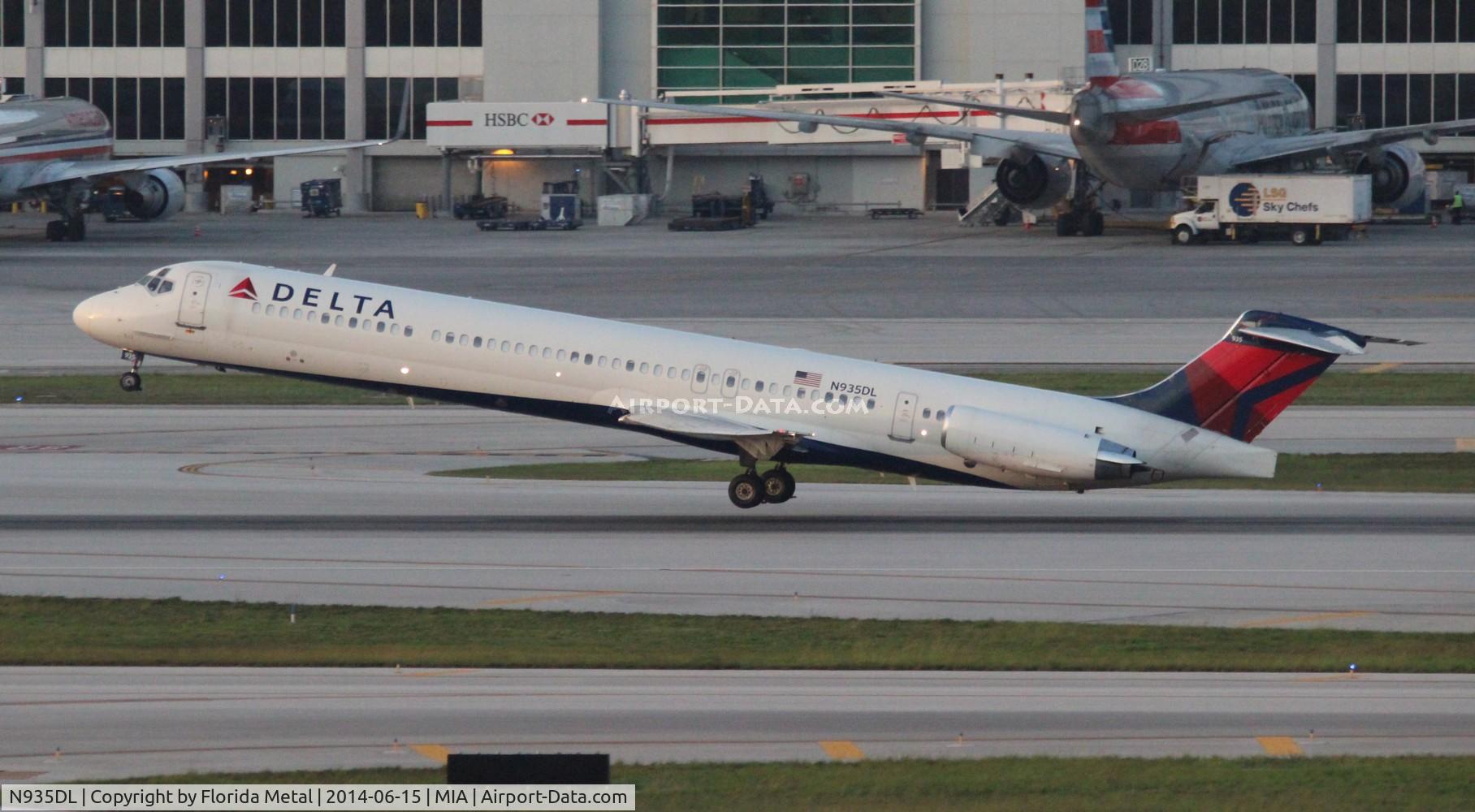N935DL, 1989 McDonnell Douglas MD-88 C/N 49722, Delta