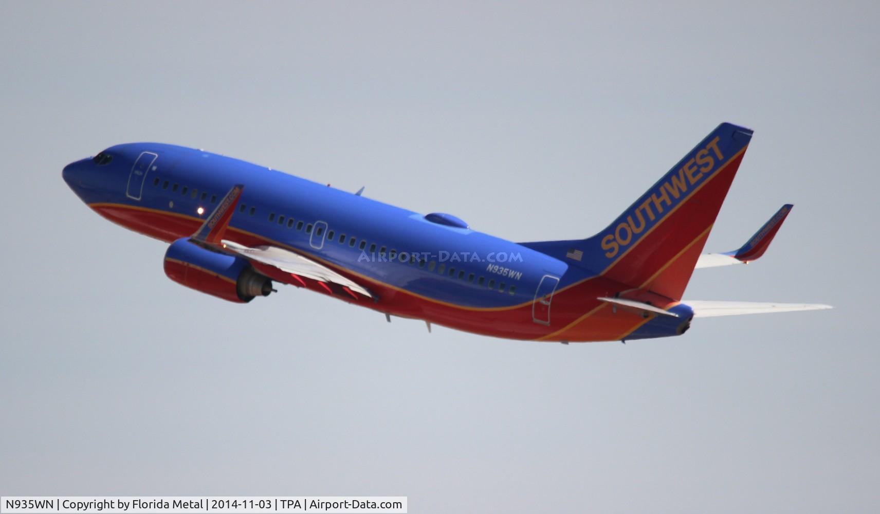 N935WN, 2009 Boeing 737-7H4 C/N 36641, Southwest