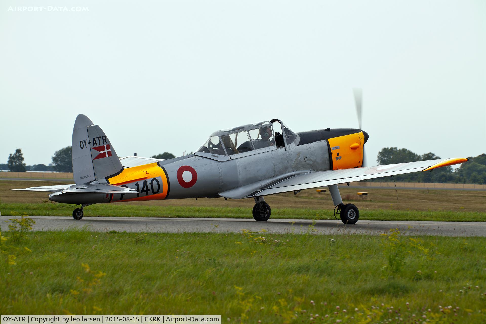 OY-ATR, 1953 De Havilland DHC-1 Chipmunk 22 C/N C1/0802, Roskilde Air Show 15.8.15