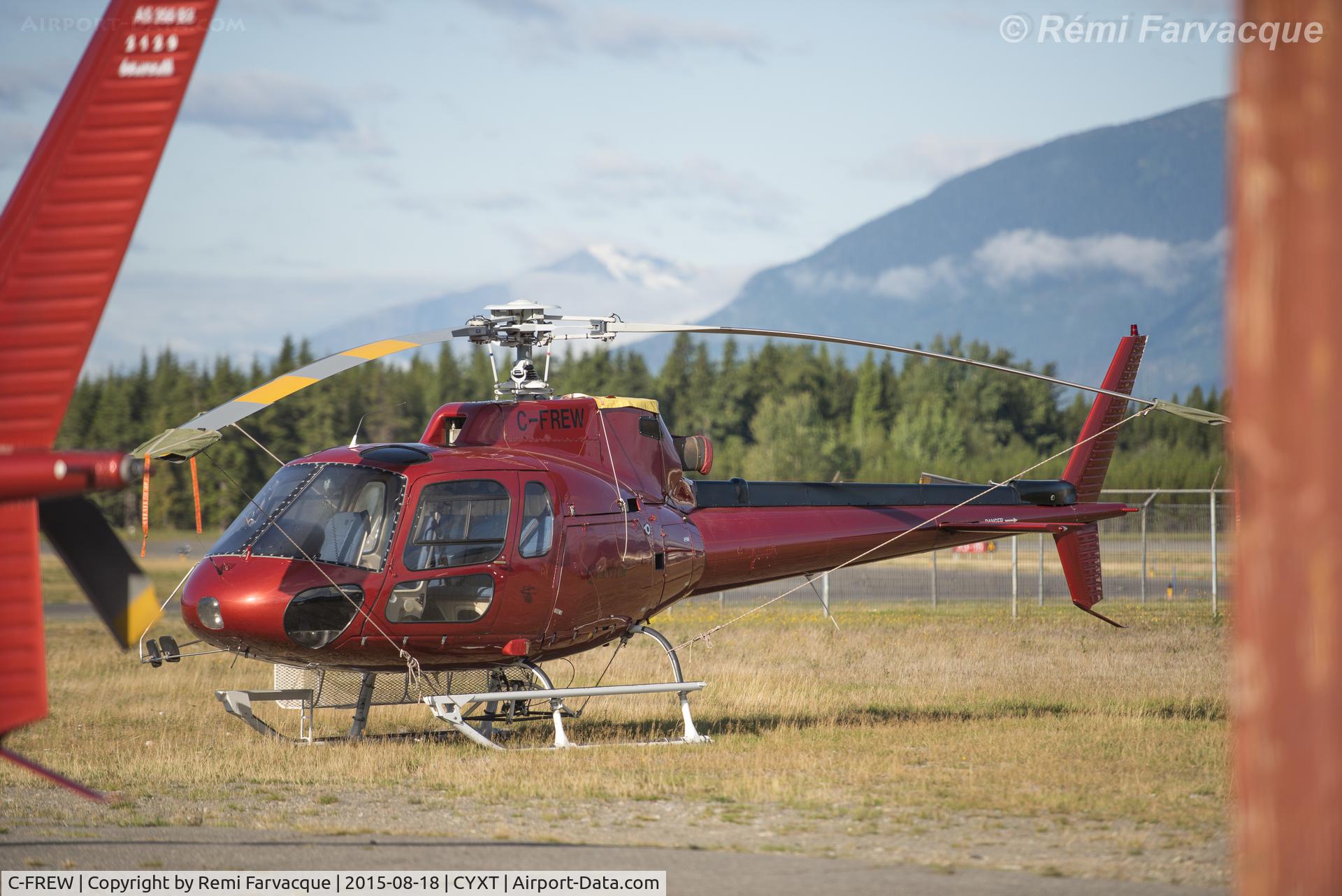 C-FREW, 1980 Aerospatiale AS-350BA Ecureuil C/N 1289, Parked at Quantum offices.