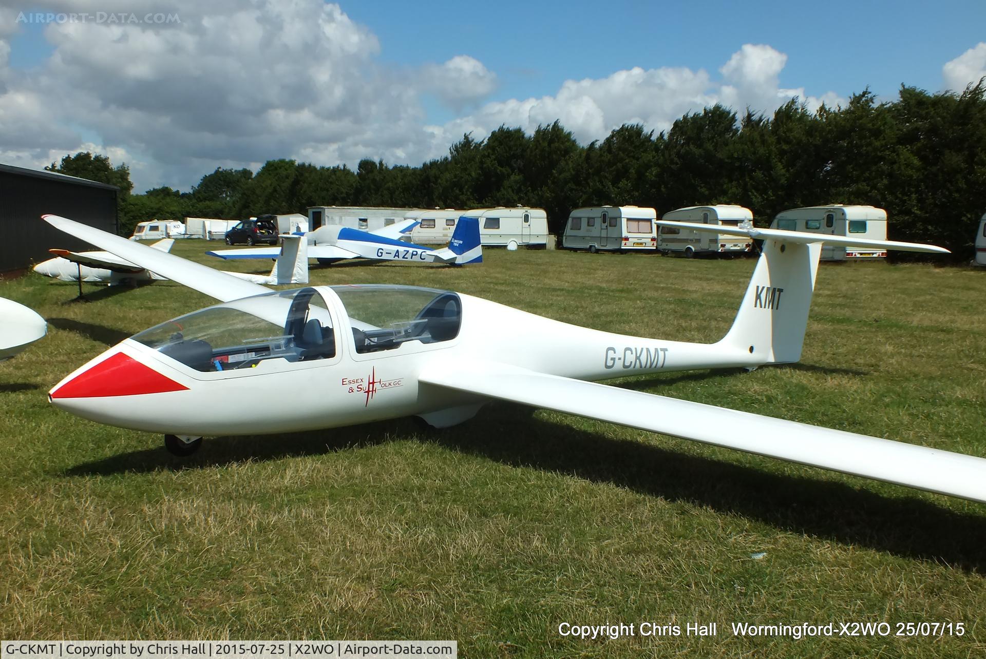 G-CKMT, 1990 Grob G-103C C/N 34157, at Wormingford airfield