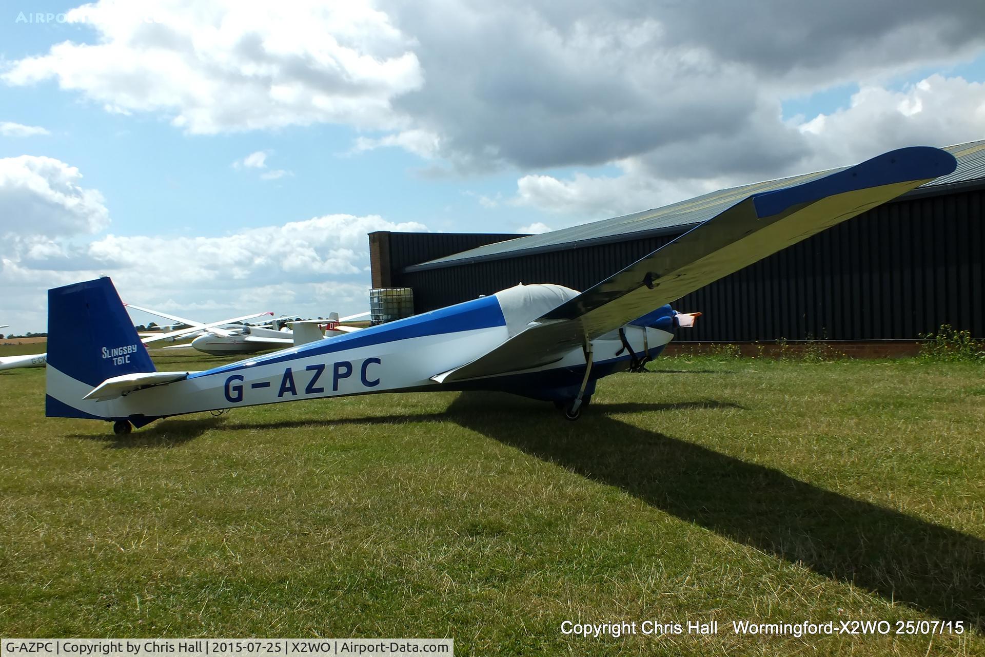 G-AZPC, 1972 Slingsby T-61C Falke C/N 1767, at Wormingford airfield