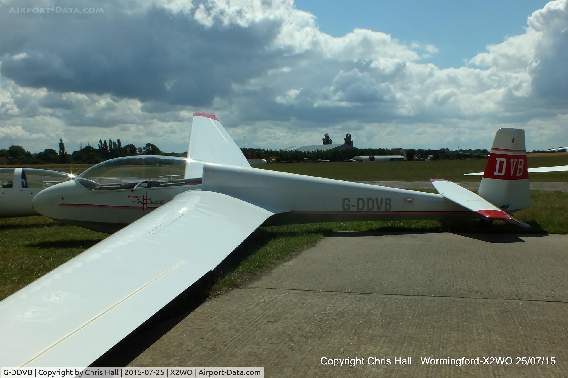 G-DDVB, 1978 Schleicher ASK-13 C/N 13596, at Wormingford airfield