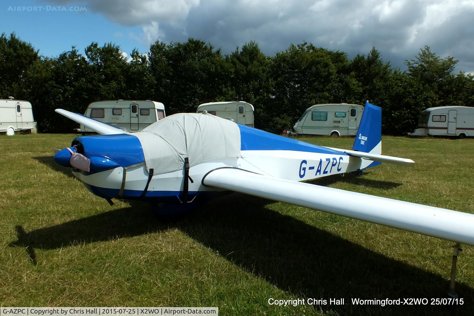 G-AZPC, 1972 Slingsby T-61C Falke C/N 1767, at Wormingford airfield