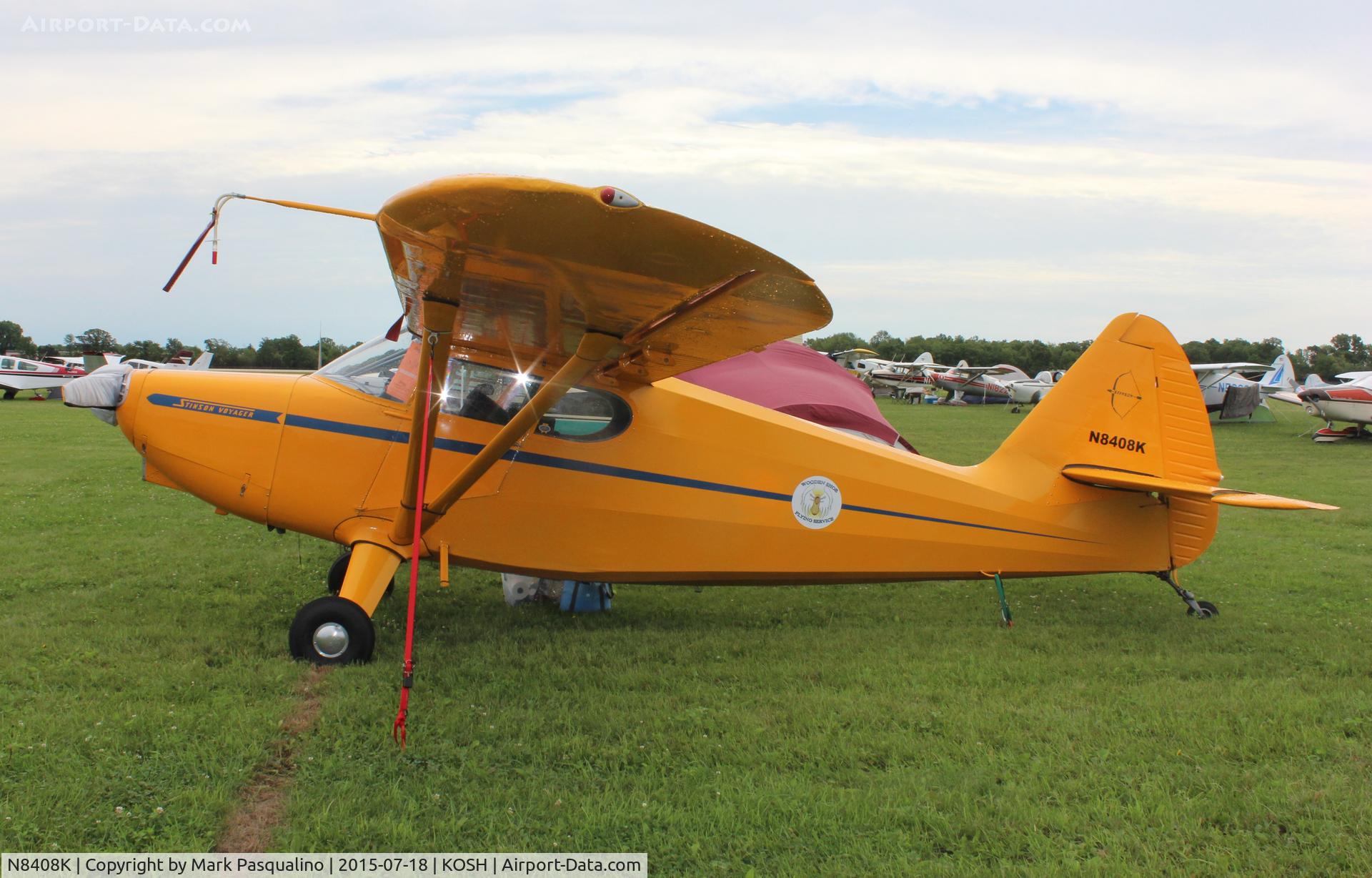 N8408K, 1946 Stinson 108-1 Voyager C/N 108-1408, Stinson 108-1