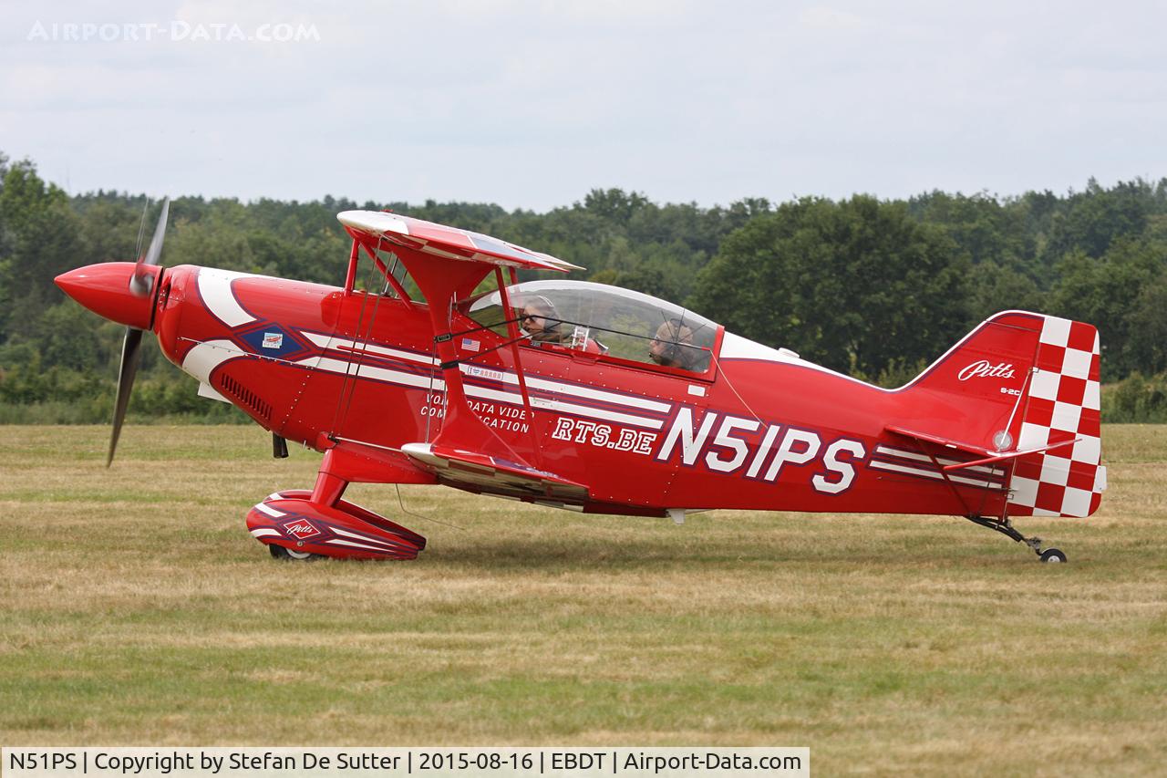 N51PS, 2008 Aviat Pitts S-2C Special C/N 6087, Schaffen Old Timer Fly In 2015.