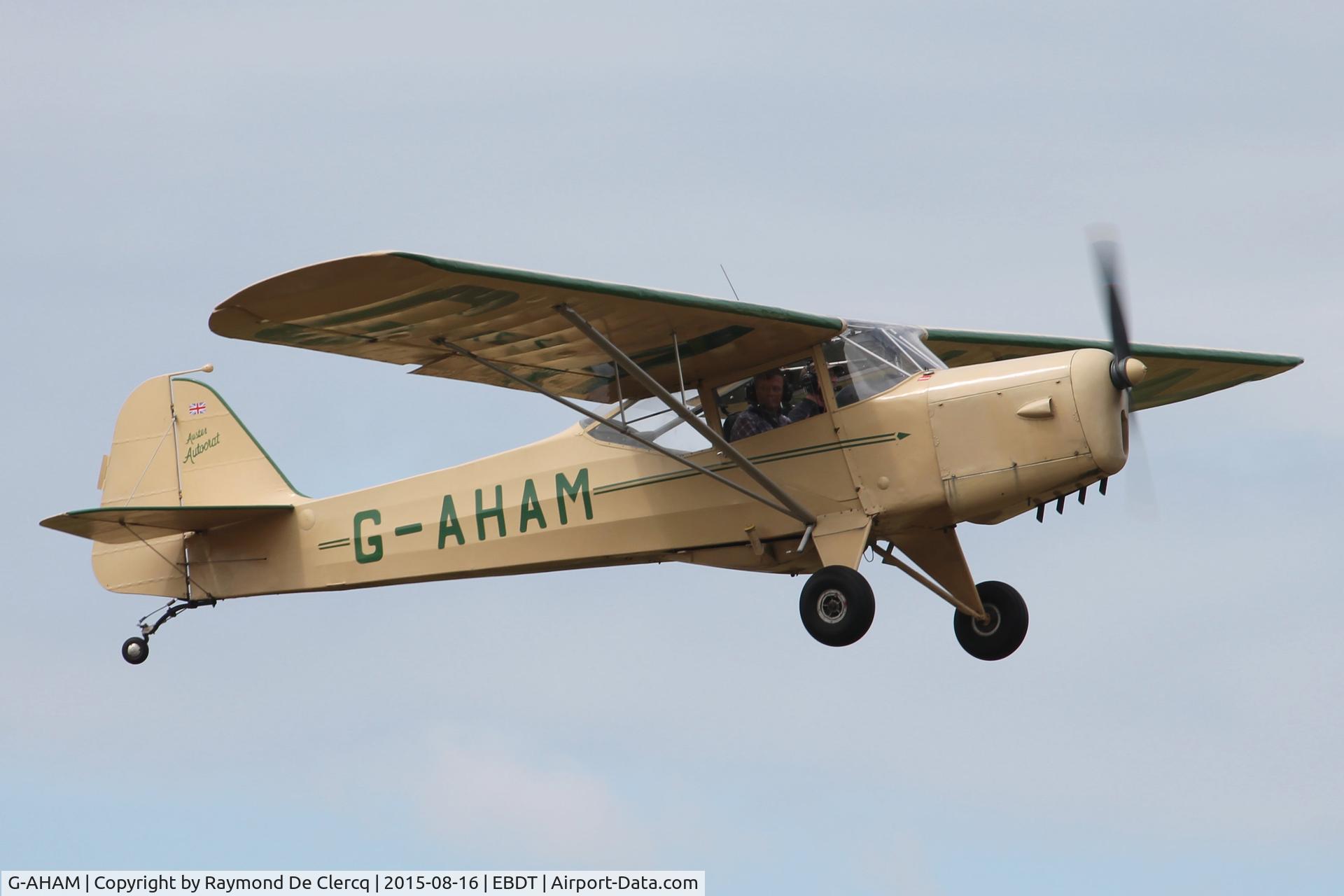 G-AHAM, 1946 Auster J-1 Autocrat C/N 1885, Oldtimer Fly-in Schaffen 2015.