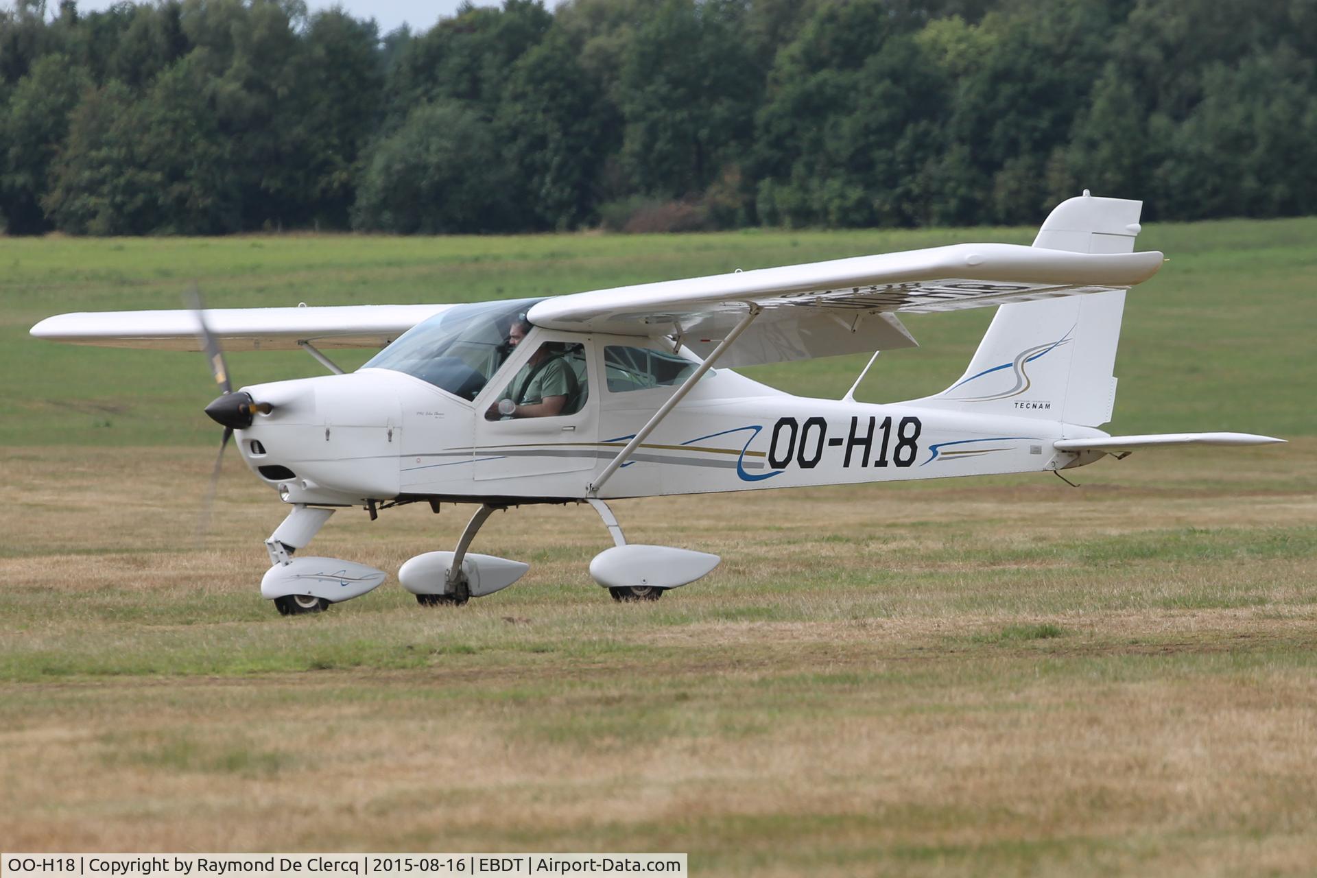 OO-H18, Tecnam P-92 Echo C/N 1450, Schaffen Fly-in 2015.