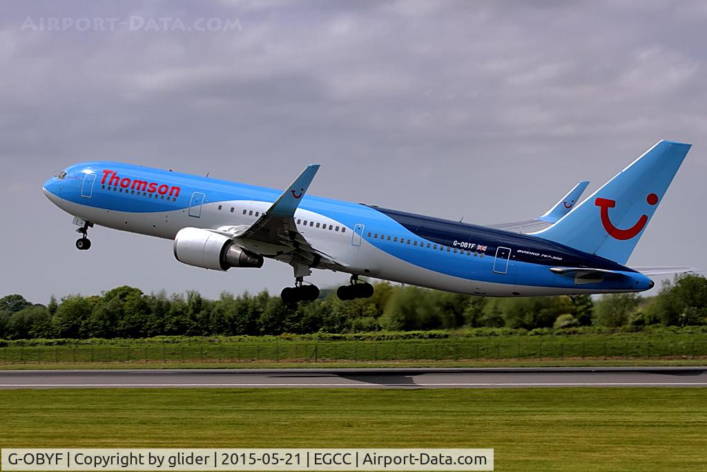 G-OBYF, 1998 Boeing 767-304 C/N 28208, Departure