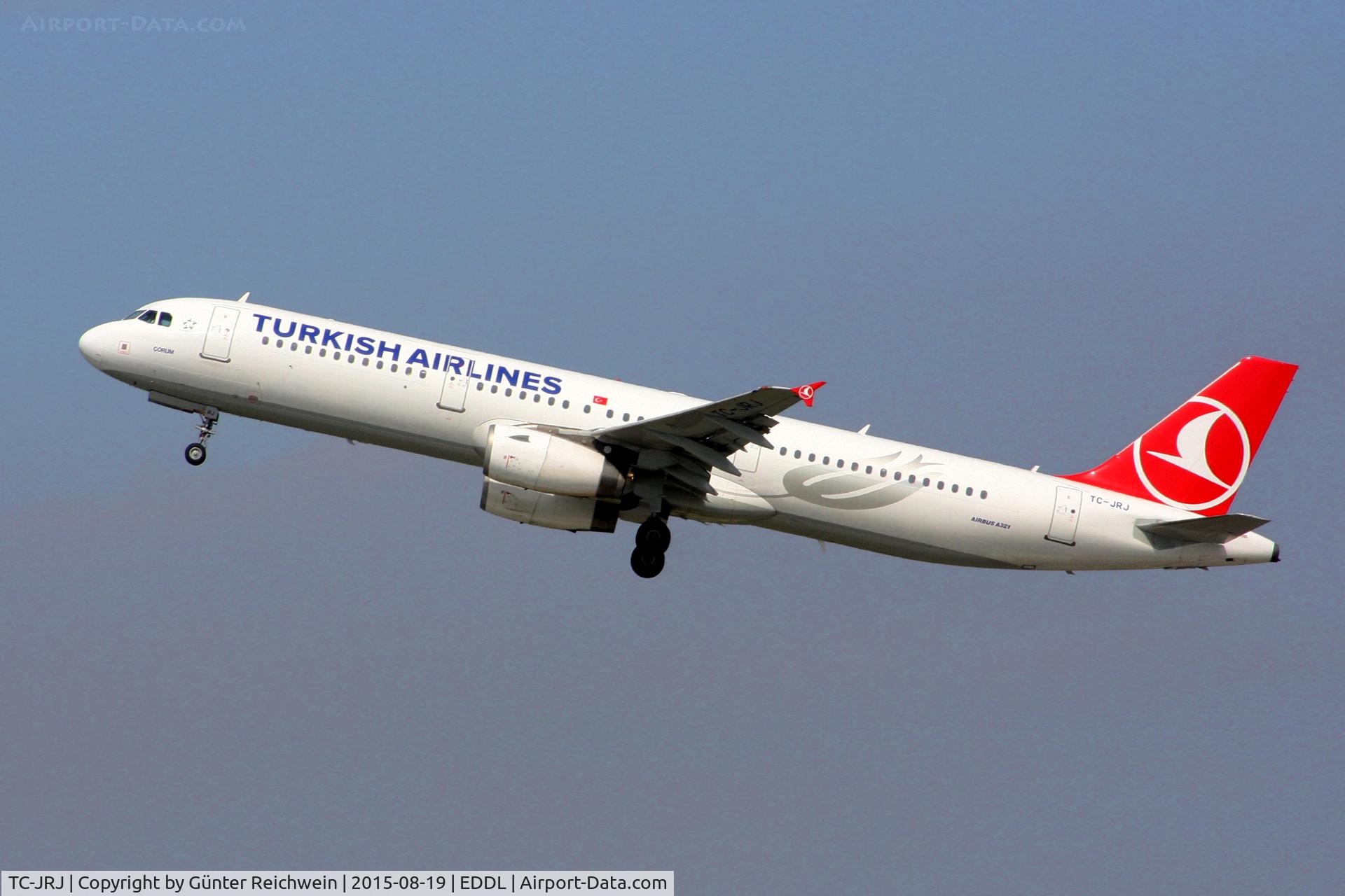 TC-JRJ, 2008 Airbus A321-231 C/N 3429, Just airborne