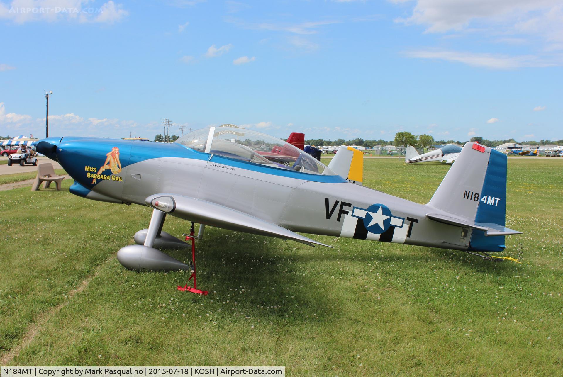 N184MT, 2007 Vans RV-8 C/N 81241, Vans RV-8