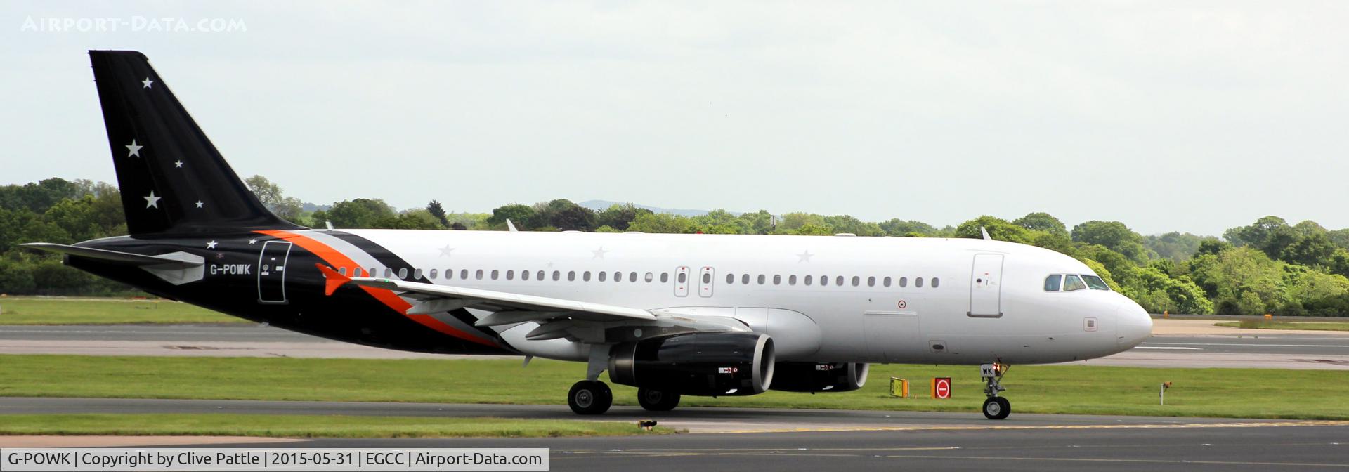 G-POWK, 2011 Airbus A320-233 C/N 4701, In action at Manchester EGCC